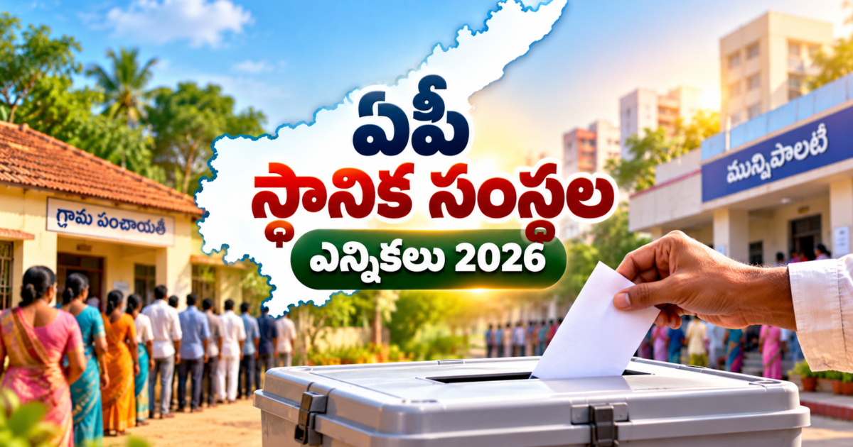 ఏపీ స్థానిక సంస్థల ఎన్నికలు 2026 – షెడ్యూల్, ఓటరు జాబితా, ఫలితాలు